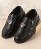 Pine Kids Solid Coloured Formal & Party Wear Shoes - Black