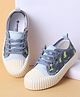 Cute Walk by Babyhug Lace Up Casual Shoes with Dino Print - Blue