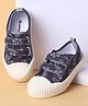 Cute Walk by Babyhug Velcro Closure Shoes with Dino Print - Navy Blue