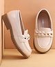 Babyoye Slip On Solid Coloured Party Wear - Beige