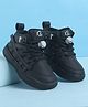 Babyoye Solid Color Slip On Casual Shoes - Black