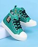 Pine Kids Lace Up Casual Shoes - Green & White