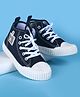 Pine Kids Lace Up Casual Shoes - Black & White