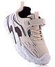 Pine Kids Sneaker Shoes With Velcro Closure & Tape Detailing - Beige