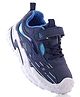 Pine Kids Sneaker Shoes With Velcro Closure & Tape Detailing - Blue