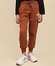 Kidsville Naruto Featuring Character Printed Joggers - Brown