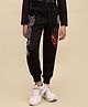 Kidsville Marvel Featuring Spiderman Printed Joggers - Black