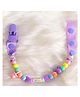 FunBlast Nipples Holder Baby Beads Chain Pacifier Clip for Newborn  Purple