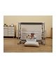 Bonfino Electric Cradle & Bassinet - Light Grey| 5 Swing Speed| Off-timer| 12 Builtin Melodies| Remote Control| 7 Level Height Adjustment| Playpen Mode - Grey