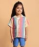 Greendeer 100% Cotton Half Sleeves Striped Shirt & Short Set - Multi Colour