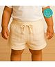 Greendeer 100% Cotton Solid Shorts - White
