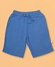 Greendeer 100% Cotton Solid Shorts - Blue