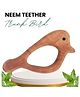 OpaToys Natural Wood Neem Teether - Trunk Bird  Design (For 3 to 24 Months Babies)