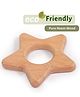 OpaToys Natural Wood Neem Teether - Star  Design (For 3 to 24 Months Babies)