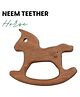 OpaToys Natural Wood Neem Teether - Horse Design3 to 24 Months Babies)