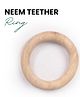 OpaToys Natural Wood Neem Teether - Ring  Design (For 3 to 24 Months Babies)
