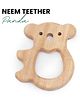 OpaToys Natural Wood Neem Teether - Panda  Design (For 3 to 24 Months Babies)