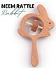 OpaToys Natural Wooden Neem Rattle Rabbit is a safe, eco-friendly toy designed to entertain and soothe babies aged 3-24 months.