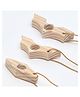 Opatoys Wooden Page Holder Combo Set, Reading Aid for Kids- Book Lovers Gift Bookworm Bookmark- Pine Wood(3 Pieces)