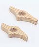 Opatoys Wooden Page Holder Combo Set, Reading Aid for Parents & Couples- Book Lovers Gift Bookworm Bookmark- Pine Wood (2 Pieces)