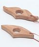 Opatoys Wooden Page Holder Combo Set, Reading Aid for Adults- Book Lovers Gift Bookworm Bookmark- Neem Wood (2 pieces)