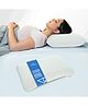 WELLGIVER Ergonomic Memory Foam Pillow for Neck Pain, White Colour, Pack of 1