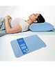 WELLGIVER Ergonomic Memory Foam Pillow for Neck Pain,  Blue Colour, Pack of 1