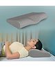 WELLGIVER Cervical Memory Foam Pillow for Neck Pain, King Size, Midnight Blue Colour, Pack of 1