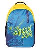 Mike Bags Champion 36L Laptop Backpack  Yellow & Navy Blue - Height 19 inches