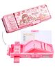 Elecart Girl Multifunctional Sweet Yummy Lock Compass Box for Kids, Pencil Box for Girls, Magnetic & Password Lock Compass Box for Girls, Sweet Yummy Theme Pencil Case Return Gifts