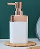 The Procure Store Idyllic Square Liquid Soap Dispenser  325 ml- White