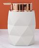 The Procure Store Crystal Design Soap Dispenser 240 ml- White