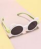 KIDLINGSS Hands & Ears Designed Round Sunglasses - White
