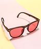 KIDLINGSS Solid Foldable Sunglasses - Red