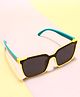 KIDLINGSS Colour Blocked Square Sunglasses - Yellow