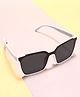 KIDLINGSS Colour Blocked Square Sunglasses - White
