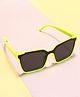 KIDLINGSS Colour Blocked Square Sunglasses - Green