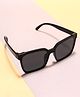 KIDLINGSS Colour Blocked Square Sunglasses - Black