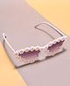 KIDLINGSS Floral Applique Detailed Cat Eye Sunglasses - White