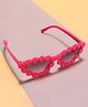 KIDLINGSS Floral Applique Detailed Cat Eye Sunglasses - Dark Pink