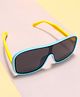 KIDLINGSS Colour Blocked Square Shaped Sunglasses - Light Blue