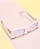 KIDLINGSS Solid Oval Shaped Sunglasses - White