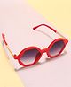 KIDLINGSS Solid Hexagon Shaped Sunglasses - Red