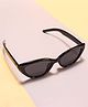 KIDLINGSS Solid Retro Style Sunglasses - Black