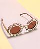KIDLINGSS Beads Embellished Sunglasses Shaped Sunglasses - Grey