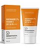 DERMATOUCH Niacinamide 2% Vitamin C Sunscreen for glowing skin |SPF 50+ PA ++++ | Quick Absorbing | Zero White Cast |30g