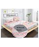 Filymore Kids Elastic fitted Star Unicorn Theam Double bedsheet with two pillow cover made with pure microfiber(bedsheet size 72x72 inches)(Pillow size 17x27)(colour-Peach and White)