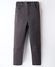 Dapper Dudes Solid Denim Jeans - Dark Grey