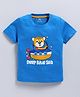 FUN A2Z Soft Cotton Sinker Half Sleeves Baby Tiger Printed Tee - Blue