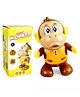 Kids Mandi Battery Operated Music and Sound Swinging Monkey Light - Brown